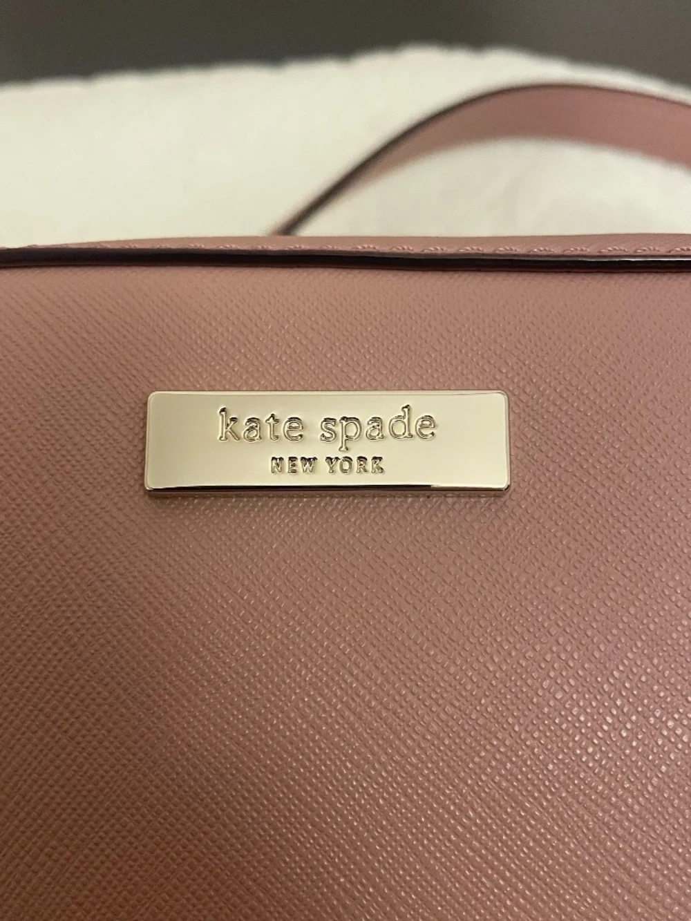 Kate Spade Newbury Lane Cammie crossbody bag in dusty peony pink